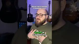 Recap Top 5 canzoni di Sanremo 2024 #sanremo #sanremo2024 #sanremo2025 #perte #viral