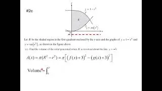 Area and Volume Free Response Practice: Problem Set #1