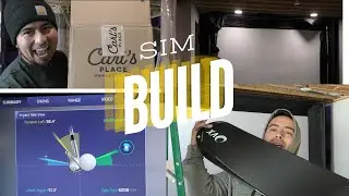 IN HOME GOLF SIMULATOR | CARL'S PLACE | PROTEE VX LAUNCH MONITOR.