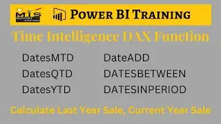 Time Intelligence Function - DateAdd | DatesMTD | DatesQTD | #MisSupportJunction