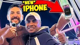 WINNING MY DRIVER AN IPHONE 14?!