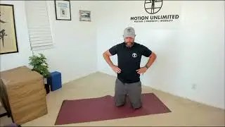 Childs pose back breathing