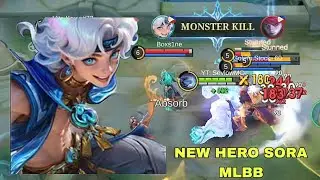 NEW HERO SORA THIS IS SKILLS FIGHTER/ASSASSIN - MOBILE LEGENDS BANG BANG