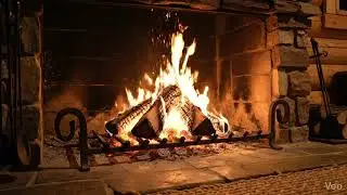 🔥 Cozy Fireplace Crackling Sounds | Relaxing Fire Ambience for Sleep & Study