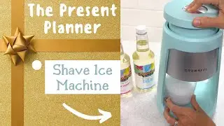 Shaved Ice Machine for DIY Snow Cones at Home!