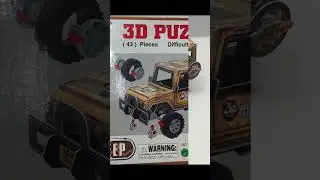 Products review 3D Puzzle Army Jeep #shorts
