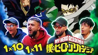 THIS IS GETTING INTENSE!!! | My Hero Academia 1x10 & 1x11 | FIRST TIME REACTION
