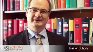 Rainer Schons, Rechtsanwalt in Trier