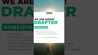 Lowongan Kerja DRAFTER skyu#shorts info cek deskripsi