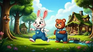 Lumi & Bear Fun Day Outside! 🌞🌳 | Kids Cartoon Song
