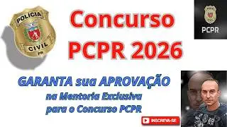 Governo do PARAN&Aacute; autoriza NOVO CONCURSO DA PCPR  PARA 2026 #concursopcpr #pcpr #policiacivil #fy