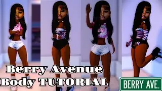 Working REALISTIC BODY in Berry Avenue  |Step by Step #berryave  #roblox #robloxavatar