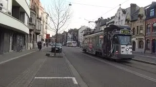 De Lijn BN PCC 6205 Studio Brussel reclametram Koning Albertlaan te Gent