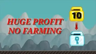 10 WLS TO DLS !! EZ PROFIT NO FARMING !!! | Growtopia | GeoslopeGT