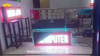 Running Text RGB 36x100cm 3 Kali Untuk Ivan Cell Kediri Blitar Tulungagung