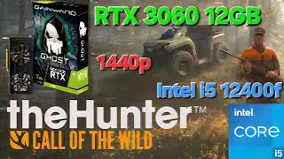 RTX 3060 12GB | The Hunter: Call of the Wild | FPS Benchmark | i5 12400f, 16GB RAM