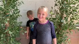 Elizabeth's World - Sprinkler fun!