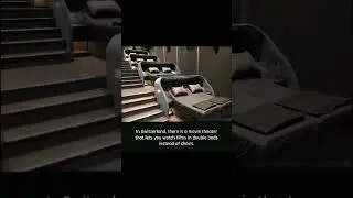 Movie Theater With Double Beds In Switzerland #shortvideo