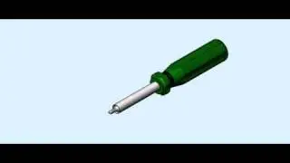 SOLIDWORKS Montagem chave de fenda/philips