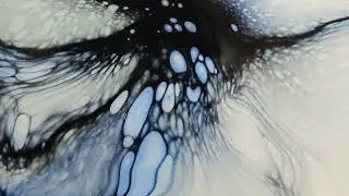 Hypnotic Abstract Art | Cool Blue Cellular Motion | 10 Minutes