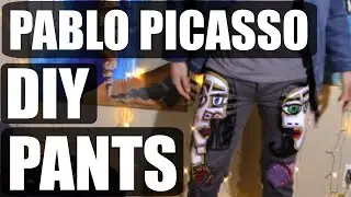 DIY Pablo Picasso Pants | Painting Like Picasso