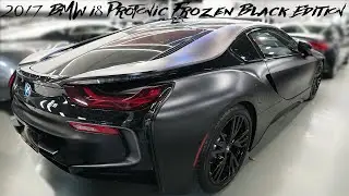 2017 BMW i8 Protonic Frozen Black Edition Exterior and Interior Walkaround