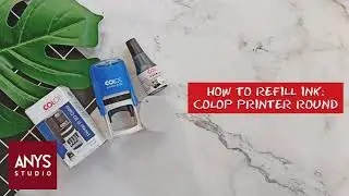 How to Refill Ink for COLOP Printer Round (R30)