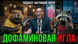 ДОФАМИНОВАЯ ИГЛА: Мы все наркоманы? | Подкаст Настоящие Звери #2 | AISHOW #ai&nbsp;#humor&nbsp;#юмор #podcast