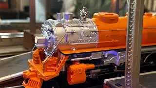 An ORANGE Steam Locomotive? Running the Denver & Rio Grande Steam Engine + Reading Passenger Train