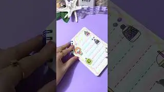 DIY Cute Kawaii Notebook Decoration with Stickers | Pastel Journal Ideas #stiker #diynotebook