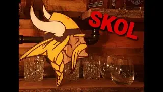 Laser Engraved Vikings Logo