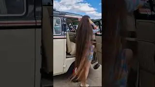 The Real Life Brazilian Rapunzel and her Ankle Length Hair 🌺😍 #superlonghair #beautifulrapunzels