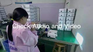 China Projector factory test room display