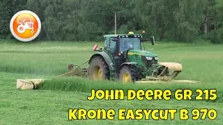 Silage 2024 | John Deere 6R 215 with Krone Easycut B 970 & 360 CV