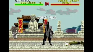 Mortal Kombat Arcade Smoke & Ermac Edition (Genesis) - Longplay as Smoke