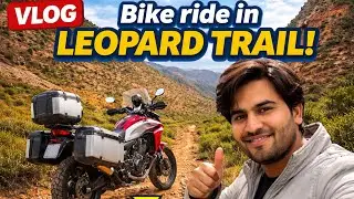 Bike Ride on Leopard Trail 🏍️ | Real Jungle Adventure Vlog