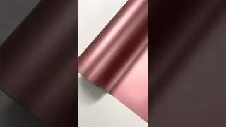 Satin Chrome Silk Rose Gold Vinyl Wrap - MP29/PET