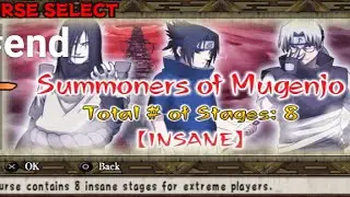Naruto ultimate ninja heroes2 gameplay/ heroes mode Insanemode end