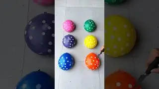 Colorful Balloon Popping Challenge 🎈 | Satisfying & Relaxing ASMR Pop