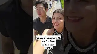 Buying my favorite Sunglasses 🕶️ #dior #korea #shopping #korean