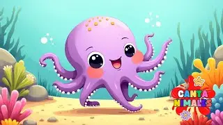🎵 Sonidos del mar &ndash; Canci&oacute;n infantil con animales para aprender