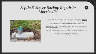 Emergency Plumbing Repair in Morrisville, NC
