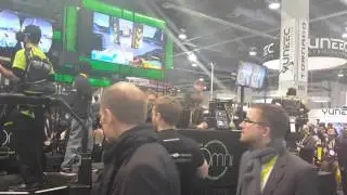 CES 2016: Omni Virtuix Gaming Treadmill Tornament