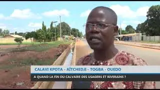CANAL3-BENIN : Les travaux sur le tronçon Calavi-kpota / Aîtchédji / Togba / Ouèdo aux ralentis.