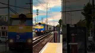 LIRR #660 zips through Syosset bound for Port Jefferson! - 10/22/25