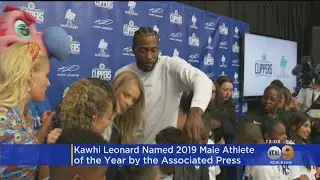 Clippers' Kawhi Leonard Honored As AP's Male Athlete Of The Year