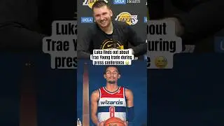 Dončić learns of the Trae Young trade 👀