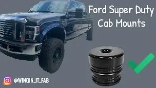 Ford F250 Cab Mounts (Beech Lane silicone) - EASY DIY -