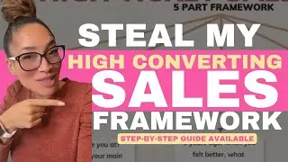 Increase Your Sales Calls Conversions | Steal My Sexy Sales Process (LIVE REPLAY) #salestraining