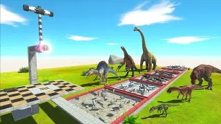 Hammer Blows Flying Units Into The Aquarium - Animal Revolt Battle Simulator